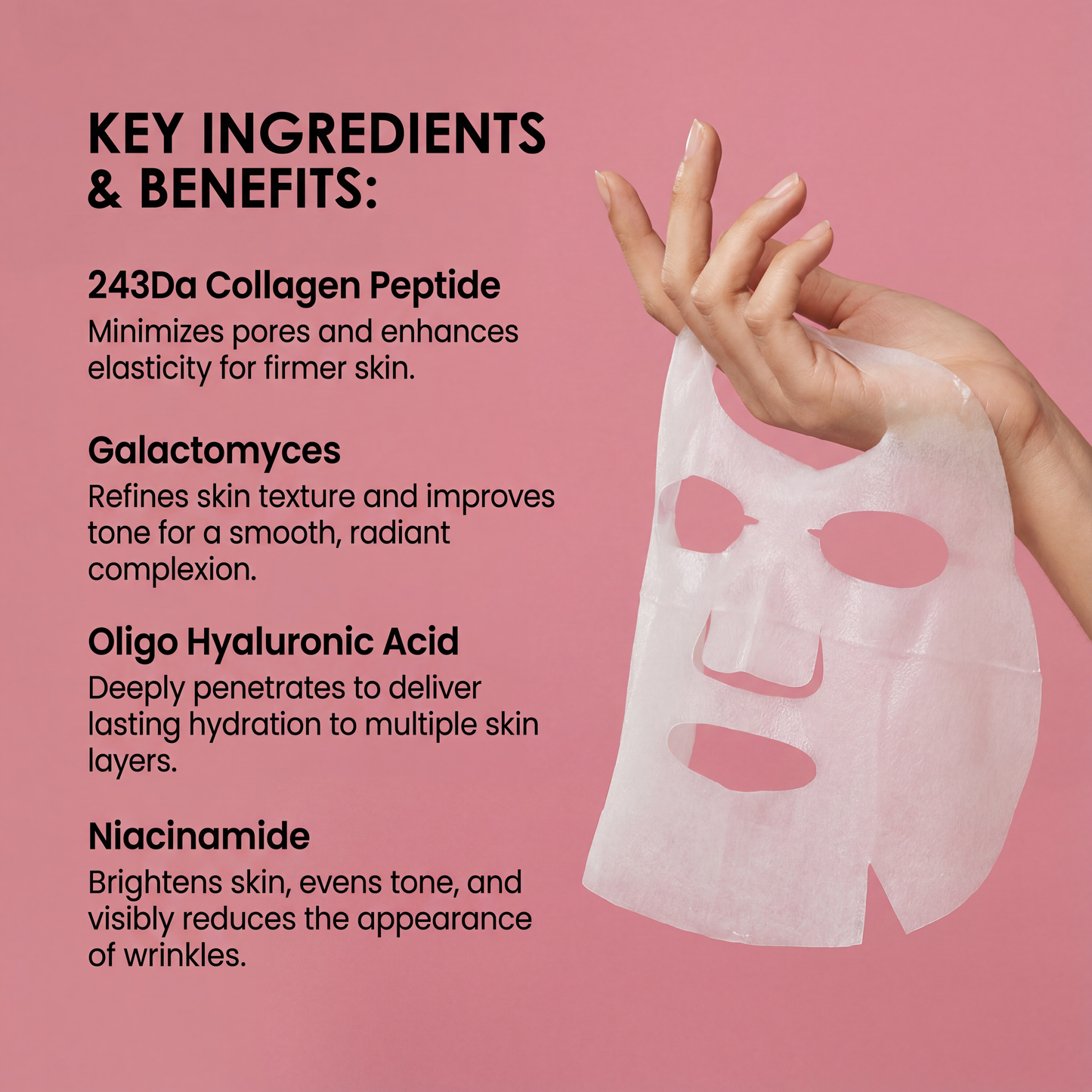 Overnight Collagen Recovery Mask (4pcs)