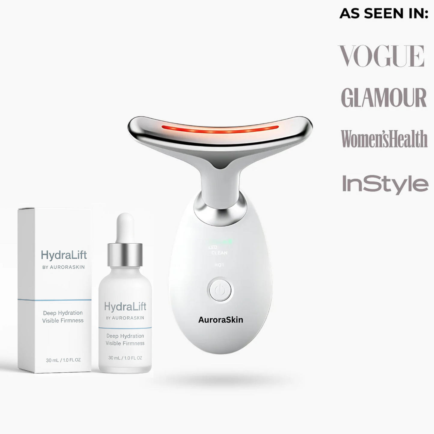 7-in-1 LED Facial Sculptor + HydraLift Serum Kit