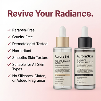 AuroraSkin Rice Peel Shot Duo